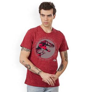 Nouvelles collections beurre doux coton matériel durable col rond manches courtes t-shirts pour hommes options de couleur attrayantes imprimer - Product Image 2