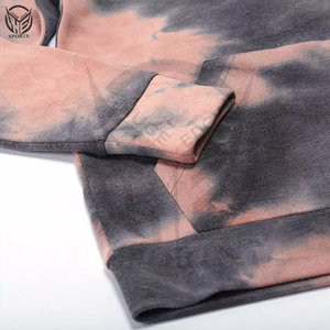 Hot Selling Tie Dye Hoodies personnalisés pour hommes vêtements de rue coupe ample hiver chaud vêtements unisexes. - Product Image 5