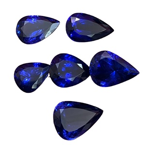 Gema de tanzanita Natural, 89,80 cts, AAAAA calidad superior, Color azul real, forma de pera, lote variado de tamaño de Sadiya internacional - Product Image 1