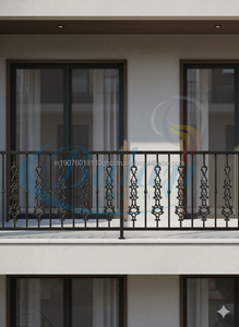 Modern Cast Iron Grey Baluster Sand Moulding Super Shot Blast Highly Polished Frameless Stair Balustrade Spindles for Balcony - Product Image 4