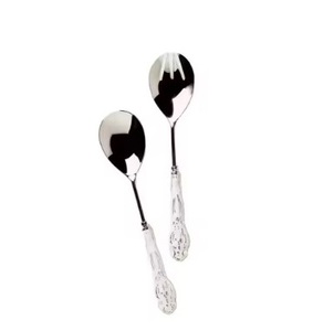 Cuillère à salade en métal de qualité supérieure couverts vaisselle occidentale ensemble de cuillères à couverts Style américain vaisselle de luxe ensemble de service d'art - Product Image 6