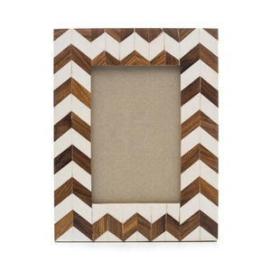 Marco de fotos con incrustaciones de hueso floral con marco de Arte de acabado natural para álbumes de fotos y accesorios de uso interior y regalos personalizados - Product Image 6