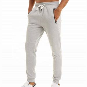 Vêtements de sport taille haute pour hommes Joggers Pantalons de survêtement de fitness décontractés Pantalons de survêtement en coton de couleur unie Pantalons respirants à un prix - Product Image 3
