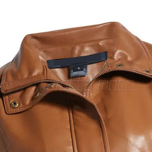Veste en cuir de moto fabriquée au Pakistan, vente en gros, mode, veste en cuir de moto pour femmes - Product Image 5
