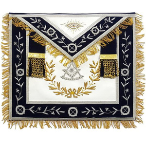 Couleur personnalisée 2023 Tablier de maçons de haute qualité de commande de marque selon la demande OEM Tablier maçonnique - Product Image 6