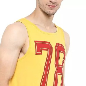 Camisetas sin mangas estampadas para hombre, ropa de gimnasio por sublimación, venta al por mayor - Product Image 4