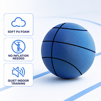 Ballon de Basket Silencieux Elite Taille 7 Mousse PU 340g Entraînement Intérieur Doux OEM
