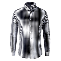 Kemeja Formal Pria Berkualitas Premium, Bahan Bernapas, Warna Solid, Lembut, Slim Fit, Nyaman, Polyester/Katun, Cepat Kering BD