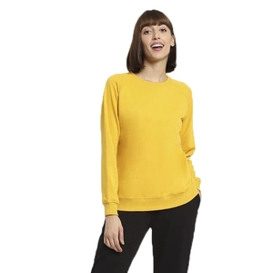 Best Manufacturer Wholesale Unisex Oversize <b>Women's</b> <b>Sweatshirt</b> with Crew Neck and <b>Long</b> Sleeves Custom Logo on Front <b>for</b> Winter - Product Image 4