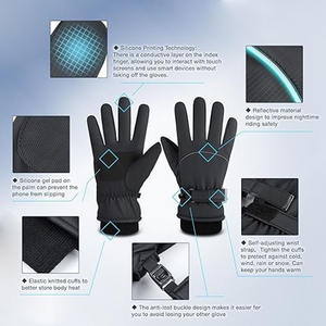 Guantes de invierno para hombres y mujeres, antideslizantes, nivel mecánico sintético, tallas para adultos jóvenes para exteriores, informales, subidos por Dress Sports - Product Image 4