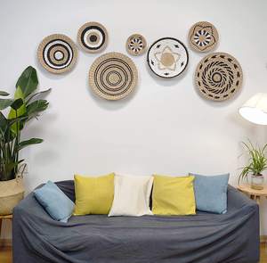 งานศิลปะตกแต่งผนังจากผักตบชวาทอมือ สำหรับโรงแรม บ้าน ร้านอาหาร ของตกแต่งแขวนผนัง - Product Image 3