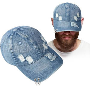 Nuevo estilo Jeans Hat Mejor calidad 100% Algodón Hecho Jeans Sombreros Más vendidos Casual Jeans Hat para adultos - Product Image 3