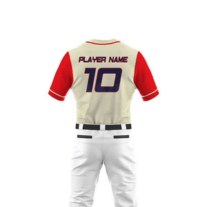 Uniforme de Béisbol Deportivo al Por Mayor, Diseño Único, 100% Poliéster, Uniforme de Béisbol de Alta Calidad - Product Image 5