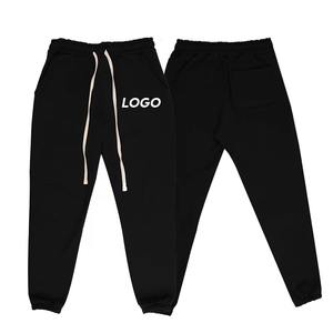Custom 2025 Mid Waist Jogger Pants Solid Tapered Gym Track Pantalones de chándal Oversize Unisex Pantalones - Product Image 3