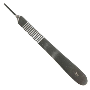 Mango de Bisturí de Acero Inoxidable Tamaño Estándar Número 3 con Fuente de Alimentación Manual, Certificado ISO 13485 y CE, Compatible con Hojas 10-15 - Product Image 6