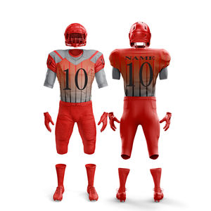 2025 nueva llegada todos los colores tamaño personalizado precio de fábrica llano fabricante popular mejor diseño uniforme de fútbol americano OEM - Product Image 4