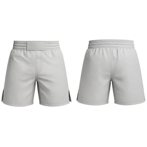 Pantalones Cortos de MMA Topográficos Gris Claro - Secado Rápido - Equipo de Entrenamiento - Product Image 3