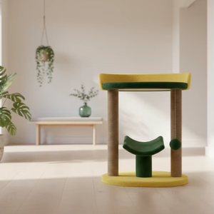 High-quality Amistar Green Dream <b>Cat</b> Retreat <b>scratching</b> <b>post</b> <b>for</b> <b>cats</b> of all sizes and breeds. - Product Image 1