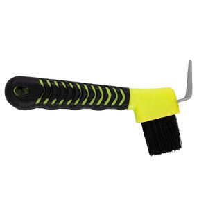 Pic à sabot de cheval compact avec poignée en forme de brosse Équipement de toilettage équestre réutilisable Conception de tête de cheval - Product Image 5