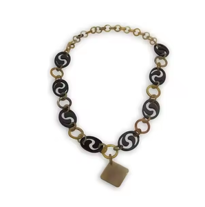Collar de joyería de moda para mujer de cuerno de búfalo para collares de joyería de moda de tamaño personalizado de CRESCENT CRAFTS - Product Image 3
