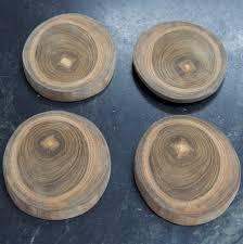 Dessous de verre en pierre de boisson en bois tapis ustensiles de cuisine ardoise dessous de verre boissons tapis en bois sous-verre et taille personnalisée et ensemble d'utilisation de cadeau pour la maison - Product Image 2