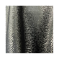 Cuir de vachette véritable, italien, noir, Royal, pour tapisserie, prêt à livraison, meilleure vente