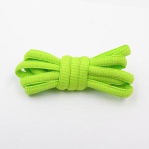 เชือกผูกรองเท้าทรงไข่ทำจากโพลีเอสเตอร์หลากสีแฟชั่นสีเขียวอ่อนพร้อมเชือกรองเท้าพลาสติกแบบปรับแต่งได้ - Product Image 1