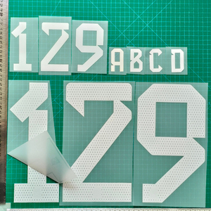 Transferencias Termoadhesivas Personalizadas <span class=keywords><strong>de</strong></span> Alta Calidad para Camisetas <span class=keywords><strong>de</strong></span> Fútbol, Nombres <span class=keywords><strong>de</strong></span> <span class=keywords><strong>Ligas</strong></span>, Impresión por Transferencia <span class=keywords><strong>de</strong></span> Calor, Material PET - Product Image 3