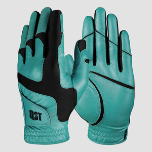 Genuine Leather Golf <b>Gloves</b> Left Right Hand Breathable Grip Professional Tournament Training Custom Logo Team Wholesale OEM QST - Product Image 2