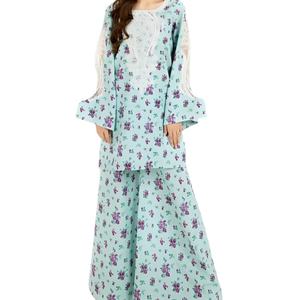 เสื้อยืด3ชิ้นปักลายสำหรับผู้หญิงดูแพตตาเสื้อ3ชิ้นสำหรับใส่ในสนามหญ้า Salwar Kameez - Product Image 1