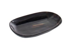 Plateau carré en corne de buffle au design classique pour servir des collations, la restauration et la décoration intérieure, accessoire artisanal pour la cuisine et la table - Product Image 2