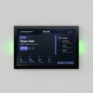 Tablette <span class=keywords><strong>PC</strong></span> Android encastrable murale 10,1 pouces avec barre lumineuse LED, affichage intelligent pour la planification des salles <span class=keywords><strong>de</strong></span> réunion, tablette <span class=keywords><strong>PC</strong></span> Android PoE - Product Image 2