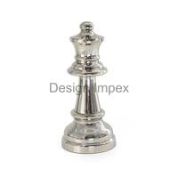 Pièce d'échecs minimaliste modèle décor de bureau presse-papiers fait à la main en fonte d'aluminium pièce d'échecs modèle métal artisanat articles décoratifs