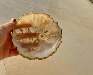 ชามสลัดทำจากเรซินสำหรับใช้ในห้องครัวและบนโต๊ะดีไซน์ใหม่ชามเสิร์ฟหรูหราสำหรับงานเลี้ยง - Product Image 3