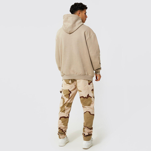 Sudaderas con capucha de lana de algodón Premium 100% para hombre, sudaderas de invierno de gran tamaño, sólidas, transpirables, de secado rápido - Product Image 6