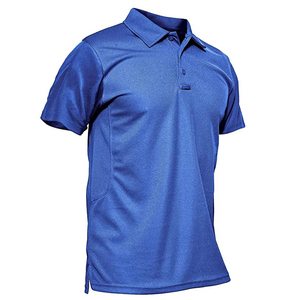 Custom 2024กลางแจ้งโพลีเอสเตอร์ผู้ชายเสื้อโปโลแห้งเร็ว,โพลีเอสเตอร์ 100% ความชื้นWickingยุทธวิธีเดินป่าความปลอดภัยเสื้อโปโล - Product Image 5