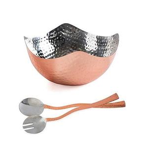 Tazón de Comida de Cobre Martillado, Tamaño y Forma Personalizados, Tazón para Servir Postres y Dulces a Precio Económico - Product Image 6