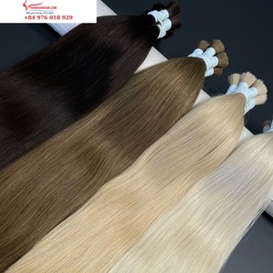 ผมมนุษย์แท้จากเวียดนามผมตรงกระดูกธรรมชาติจำนวนมากพร้อมส่ง alibaba WAVE Afro แบบหลวมลึกสไตล์100G - Product Image 1