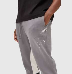 Nuevos pantalones de chándal acampanados informales personalizados de alta calidad para hombre con cierre de cordón, pantalones para correr con diseño de retazos y logotipo personalizado - Product Image 3