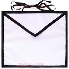 ผ้ากันเปื้อนงานศพผ้าฝ้ายสีขาวลายมาซอนิก แพ็ค 6-12-24-36-48 ชิ้น - Product Image 5