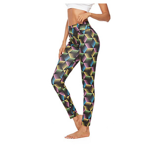 Custom High Waist Knitted Tight Yoga Pants High Quality Spandex Solid <b>Seamless</b> <b>Leggings</b> Yoga Tights Women <b>Leggings</b> - Product Image 5