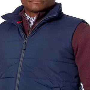Chaleco acolchado transpirable con cremallera de manga larga a la moda para hombre, chaqueta impermeable de alta calidad a prueba de viento para exteriores, bajo MOQ - Product Image 6