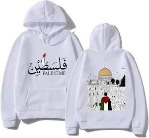 Casual <b>Lined</b> 100% Cotton Hooded Pullover <b>Sweatshirt</b> Unisex Winter <b>Fleece</b> in Multiple Colors - Product Image 5