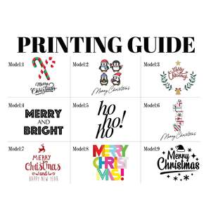 Bolsas de Muselina de Algodón Personalizadas, 27 Diseños para Recuerdos de Fiesta de Navidad y Regalos Familiares, Bolsas de Regalo de Navidad Reciclables - Product Image 3