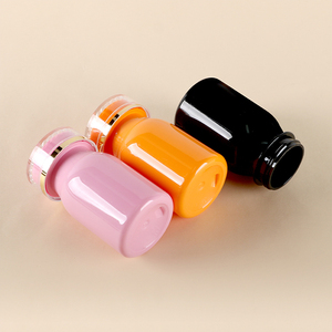 Black Plastic Jars for <b>Capsule</b> with Lids PET Bottles for <b>Capsule</b> Tablet 100 175 150ml Plastic Bottles for <b>Capsule</b> Supplement - Product Image 5