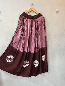 2024 Fabricación Multi Color Tie Dyed Falda larga Mujeres Wrap Falda para verano Diseñador Vestido de mujer - Product Image 4