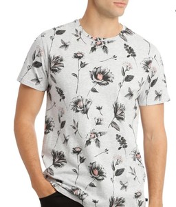 Camiseta informal de manga corta con cuello redondo para hombre, Camiseta de algodón 100% con estampado de transferencia de calor, transpirable, secado rápido, tela de punto de 220 gramos - Product Image 1