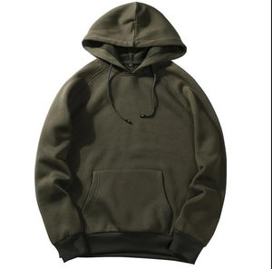 Sudadera con capucha de lana de algodón 100% personalizada de alta calidad para hombres, ecológica, transpirable, de peso pesado, tela lisa a granel, otoño - Product Image 2