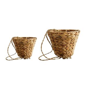 Maceta Decorativa Hecha a Mano con Jacinto de Agua para Plantas de Interior y Exterior, Maceta Moderna y Elegante - Product Image 2