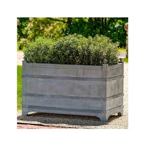 Exclusive Huge Galvanized Planter Modern Metal Planters Garden Supplies Iron Planter Small and <b>Large</b> Decorative Flower <b>Pots</b> - Product Image 1